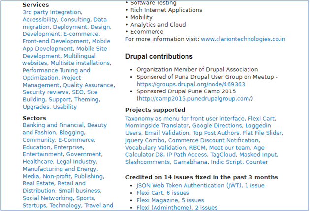 Clarion’s Contribution to the Drupal Community